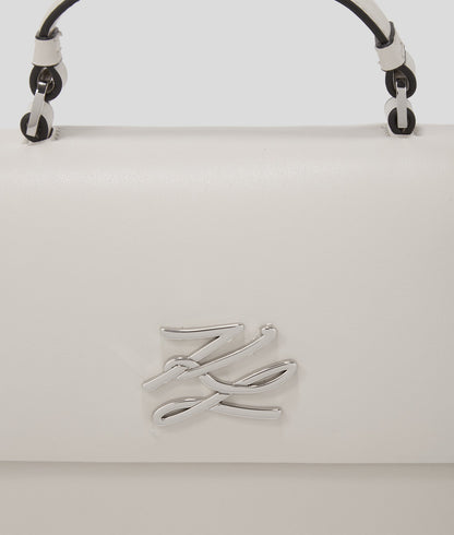KarlLagerfeld Kautograph Top-Handle Crossbody Bag Cement