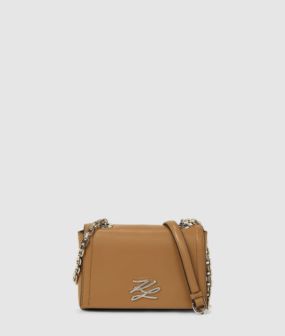 KarlLagerfeld Kautograph Crossbody Bag Caramel