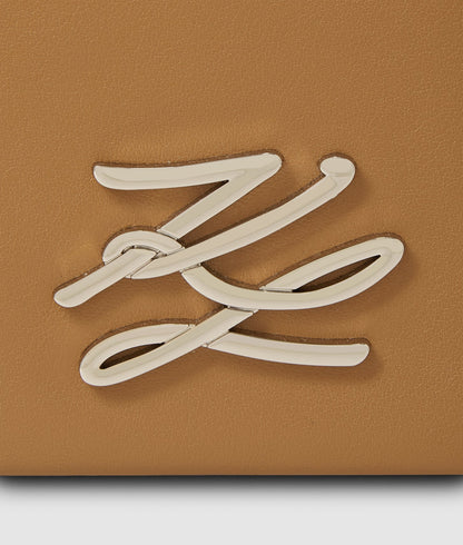 KarlLagerfeld Kautograph Crossbody Bag Caramel