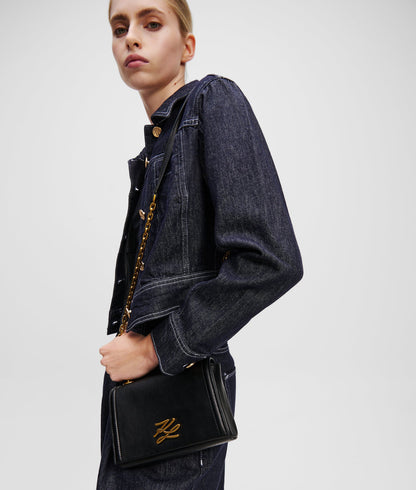 KarlLagerfeld Kautograph Crossbody Bag Black/Gold