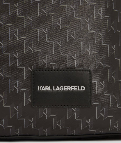 KarlLagerfeld Kvoyage Tote Bag Black Monogram