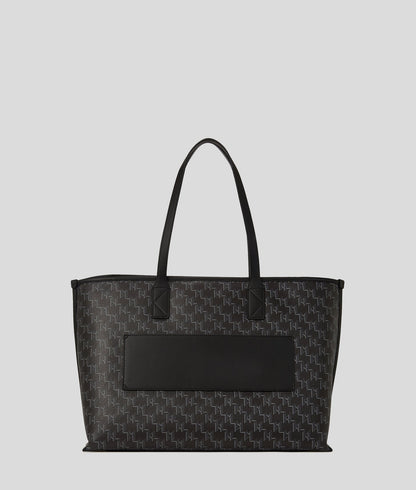 KarlLagerfeld Kvoyage Tote Bag Black Monogram