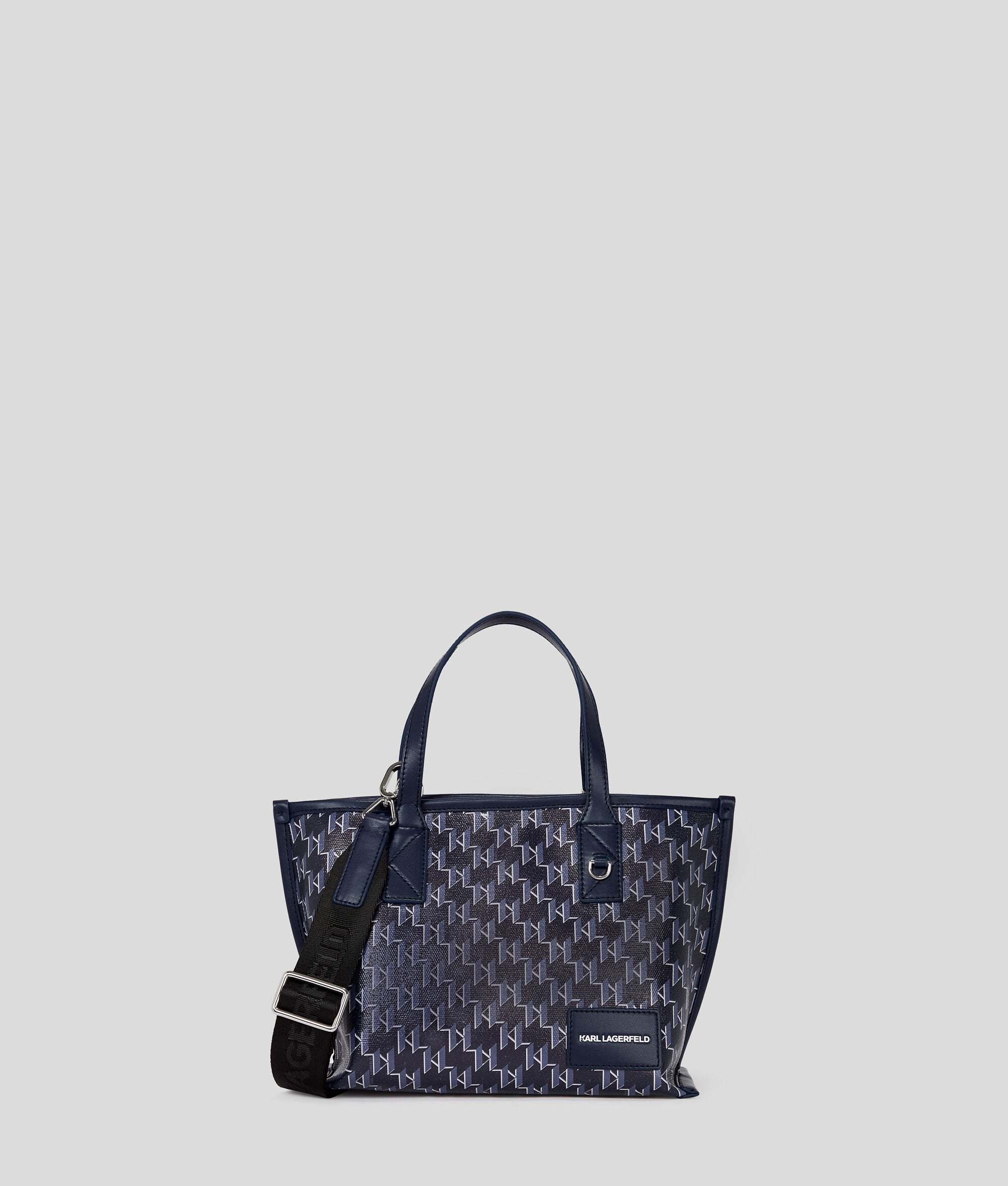 K/Voyage Small Tote Bag Navy Blue Monogram Navy Blue Monogram