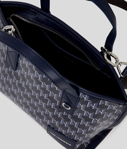 K/Voyage Small Tote Bag Navy Blue Monogram Navy Blue Monogram