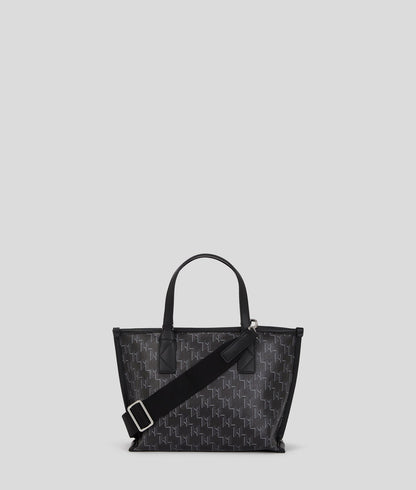 KarlLagerfeld Kvoyage Small Tote Bag Black Monogram