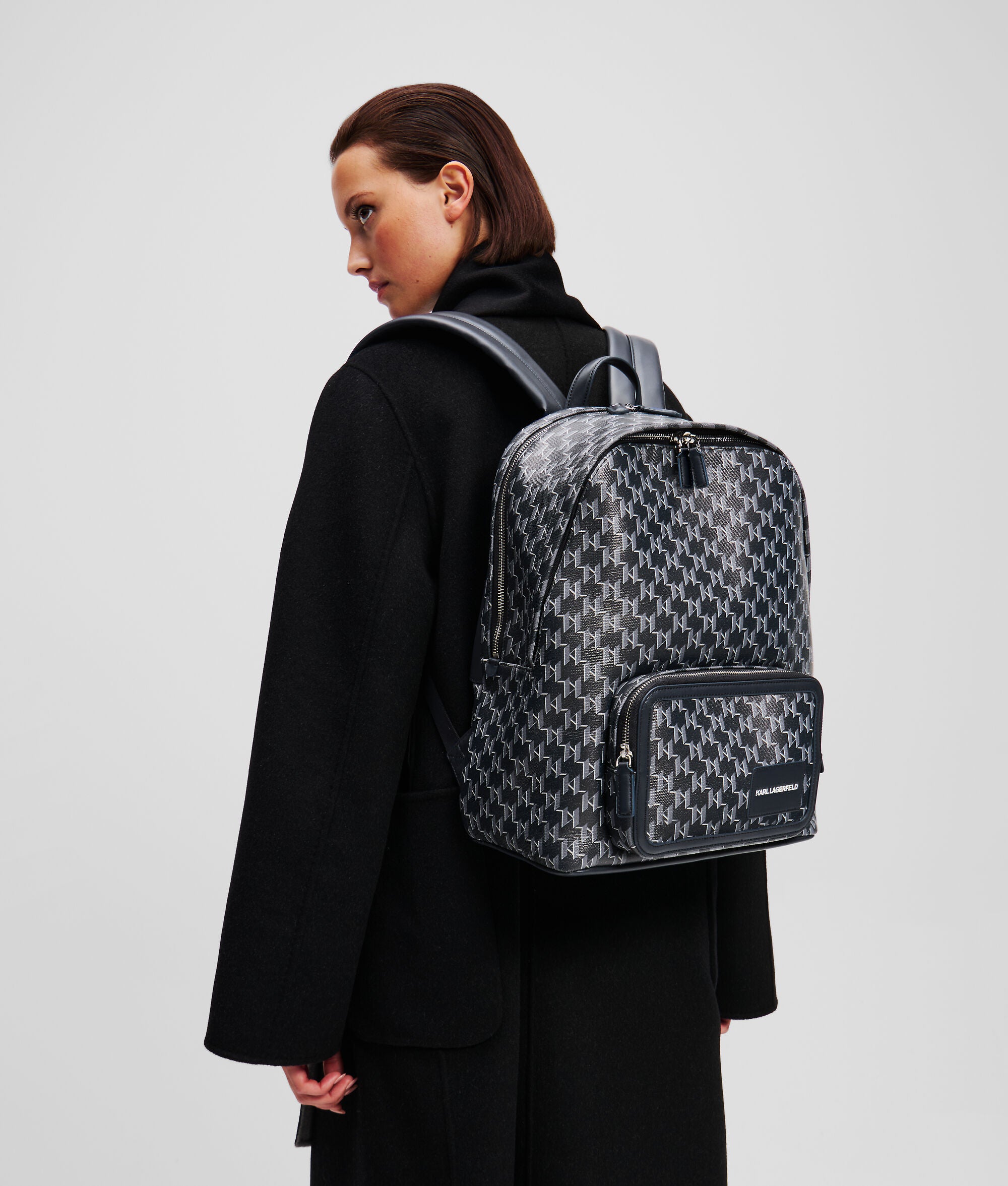 K/Voyage Backpack Navy Blue Monogram Navy Blue Monogram