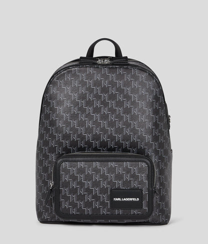 KarlLagerfeld Kvoyage Backpack Black Monogram