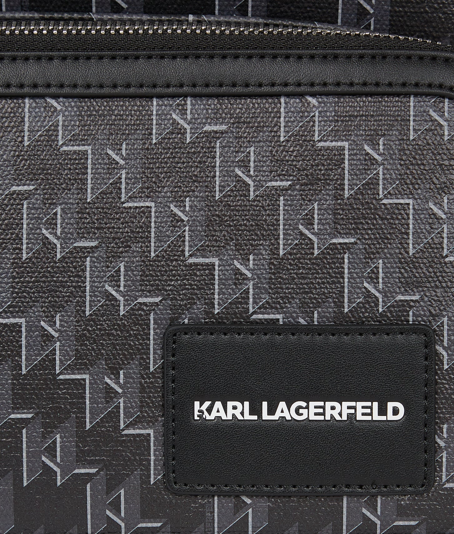 KarlLagerfeld Kvoyage Backpack Black Monogram