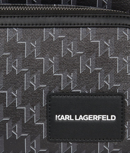 KarlLagerfeld Kvoyage Backpack Black Monogram