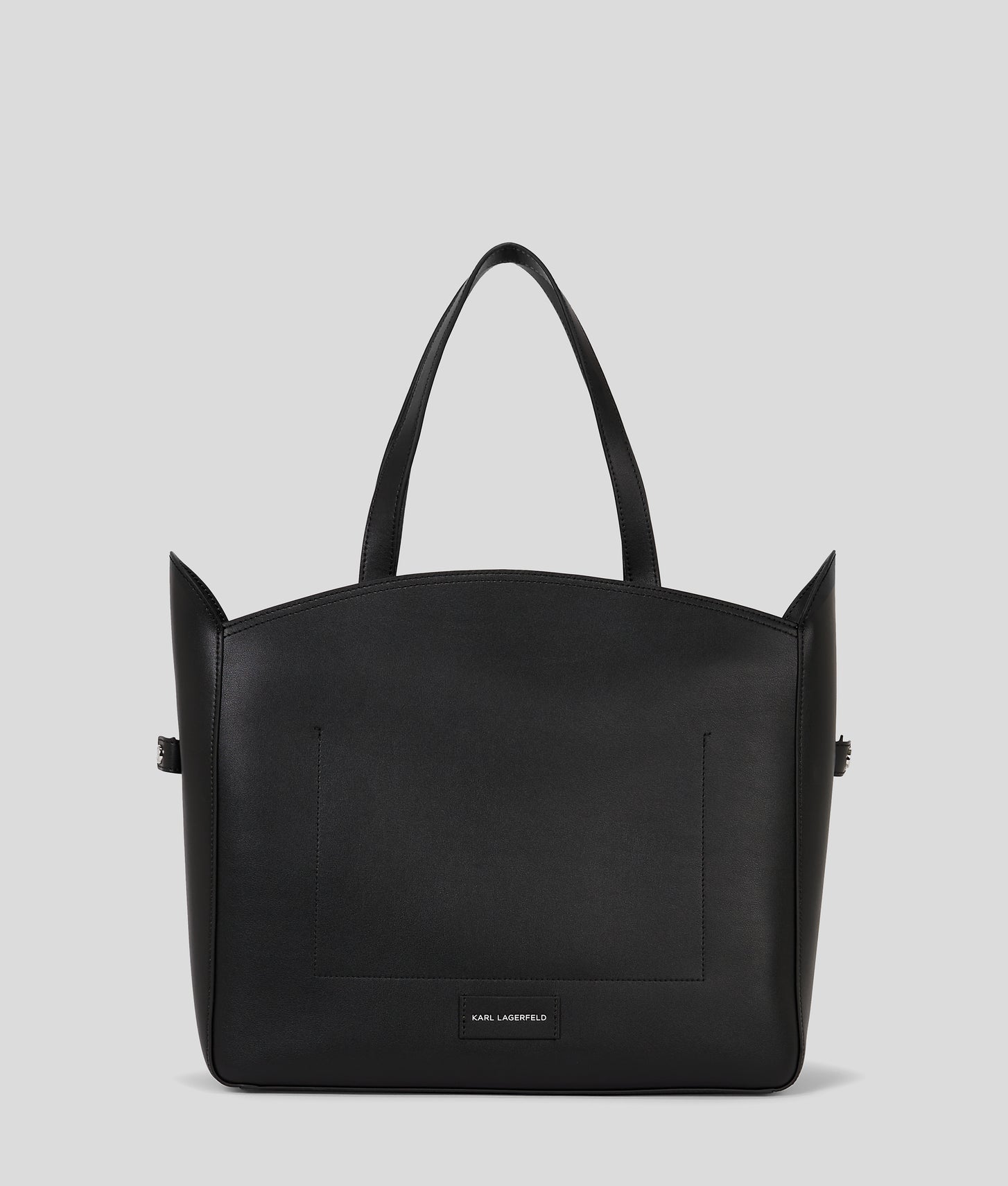 KarlLagerfeld Kcircle Perforated Tote Bag With Pouch Black