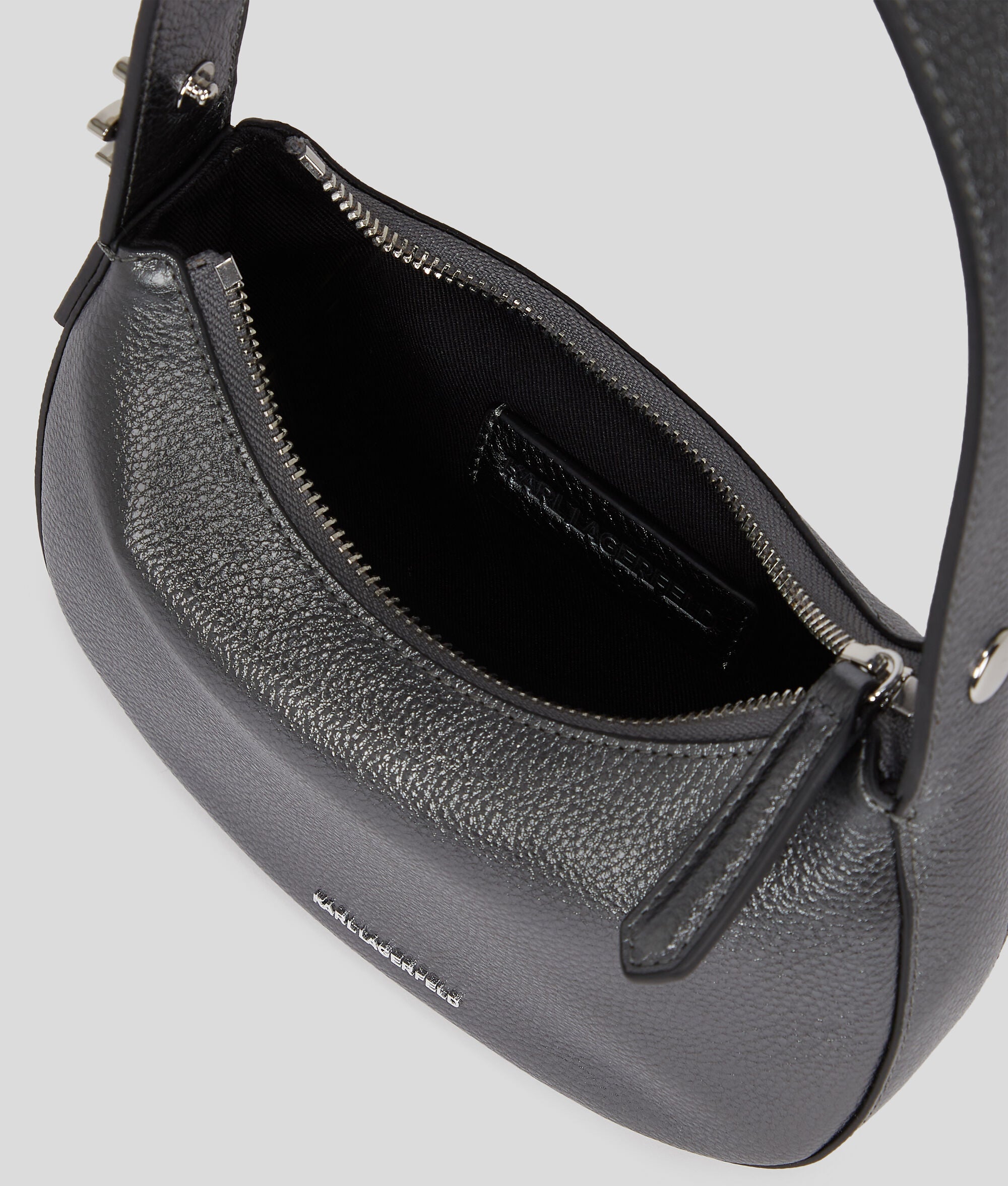 K/SoirŽe Metallic Top-Handle Bag Gunmetal Gunmetal