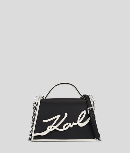 KarlLagerfeld Ksignature Small Crossbody Bag Black/White