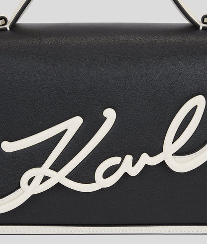 KarlLagerfeld Ksignature Small Crossbody Bag Black/White