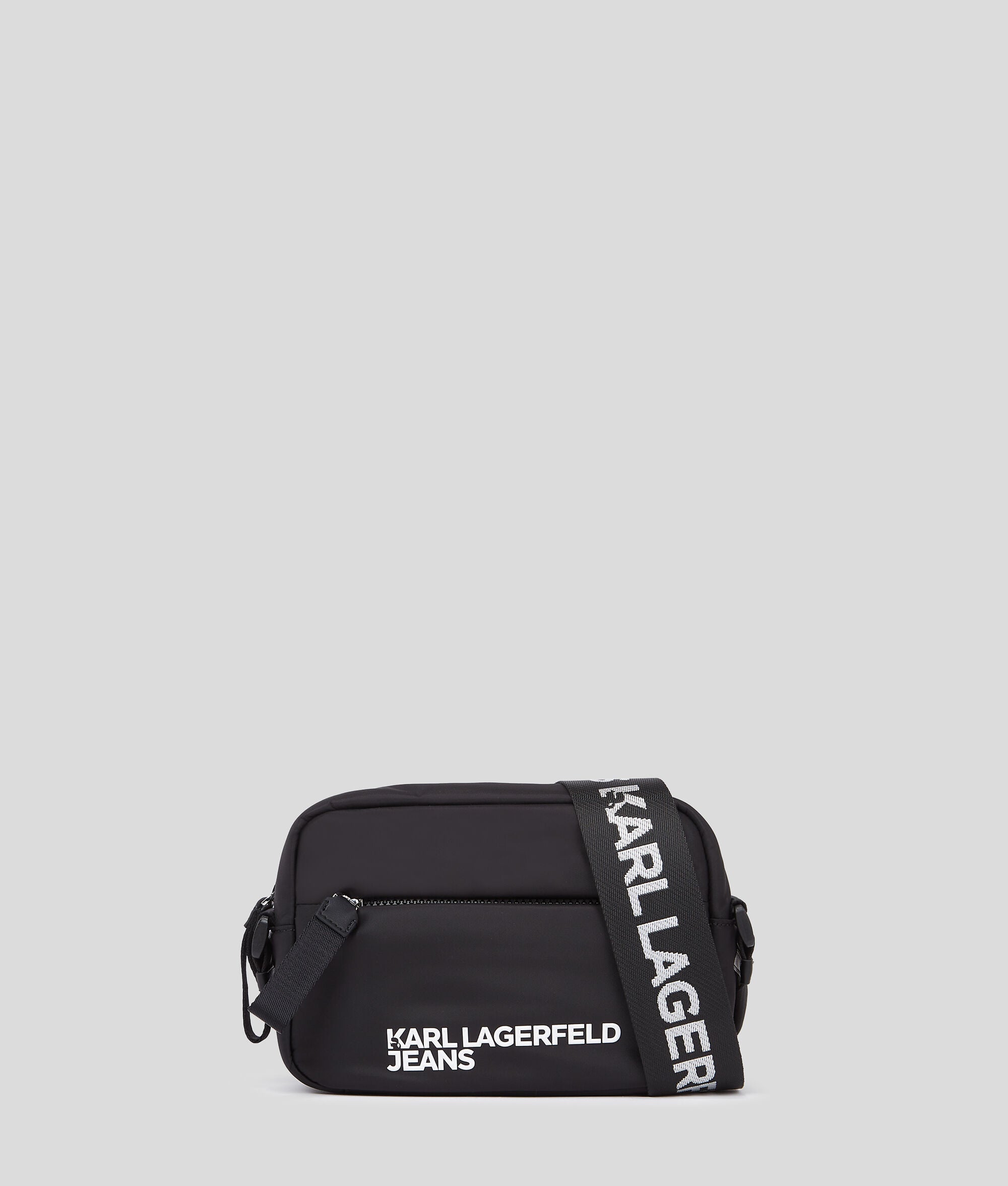 Nylon Crossbody Bag Black Black