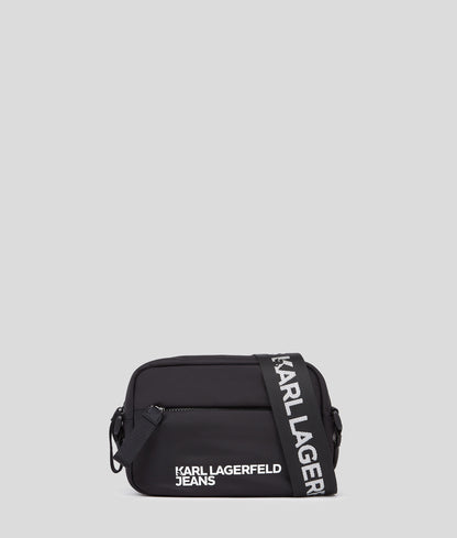 Nylon Crossbody Bag Black Black