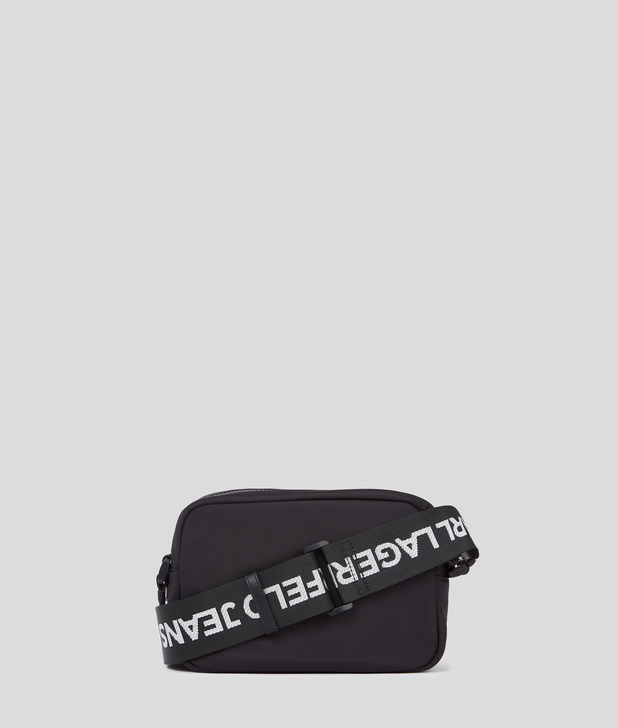 Nylon Crossbody Bag Black Black