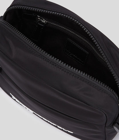 Nylon Crossbody Bag Black Black