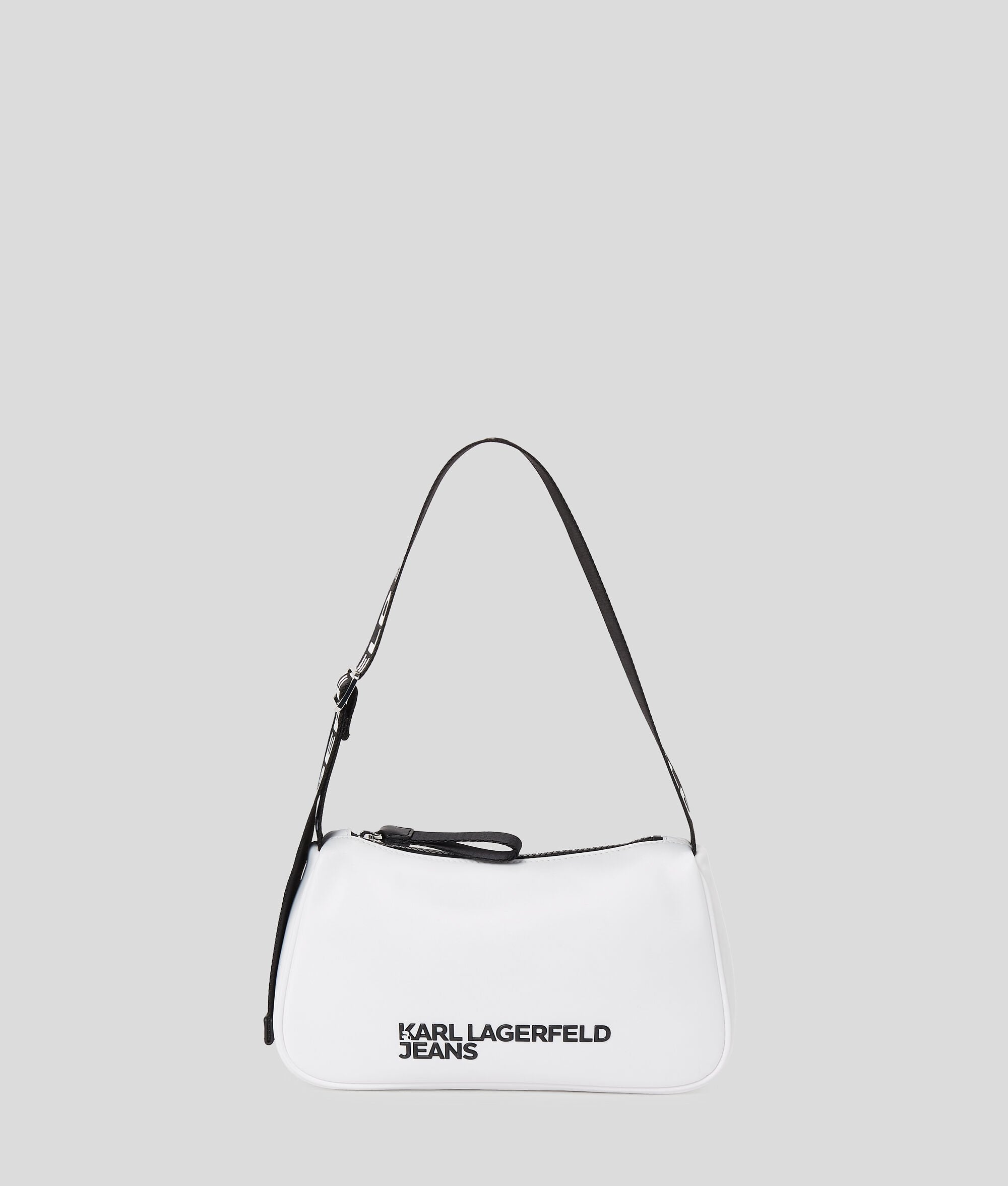 Nylon Shoulder Bag White White