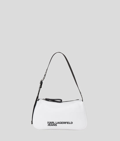 Nylon Shoulder Bag White White