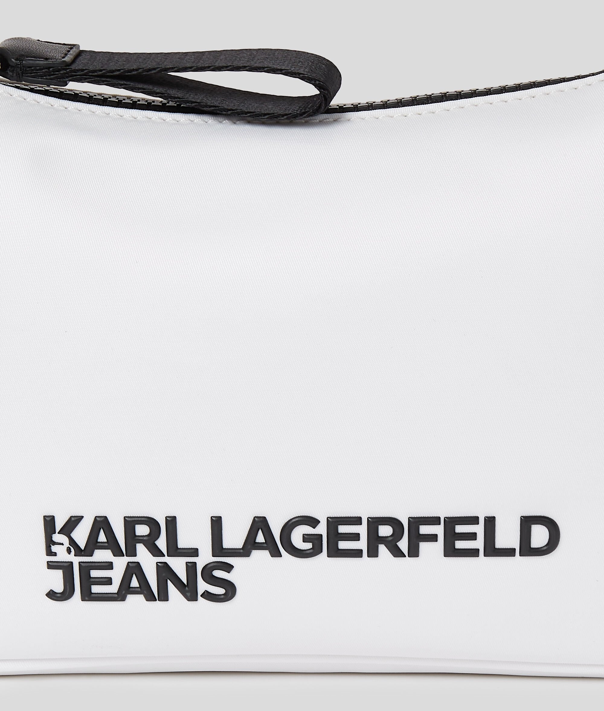 Nylon Shoulder Bag White White