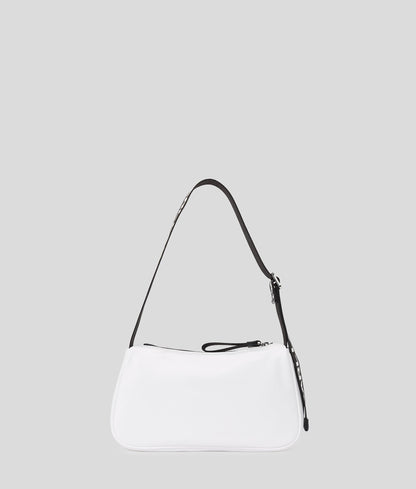 Nylon Shoulder Bag White White