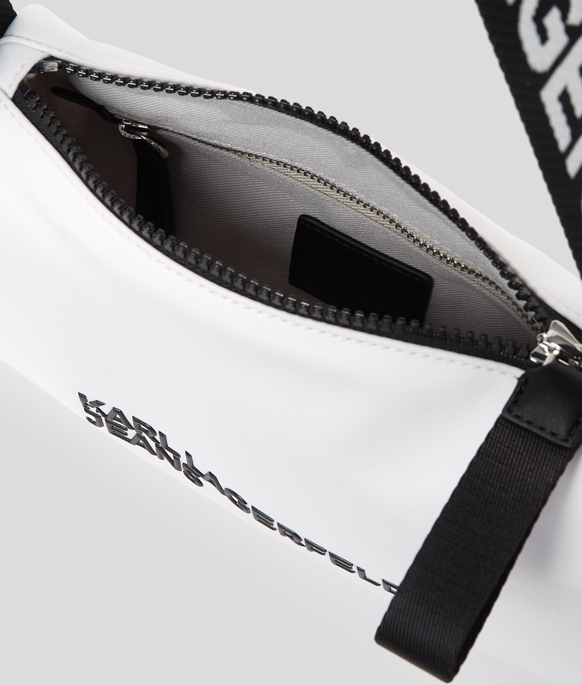 Nylon Shoulder Bag White White
