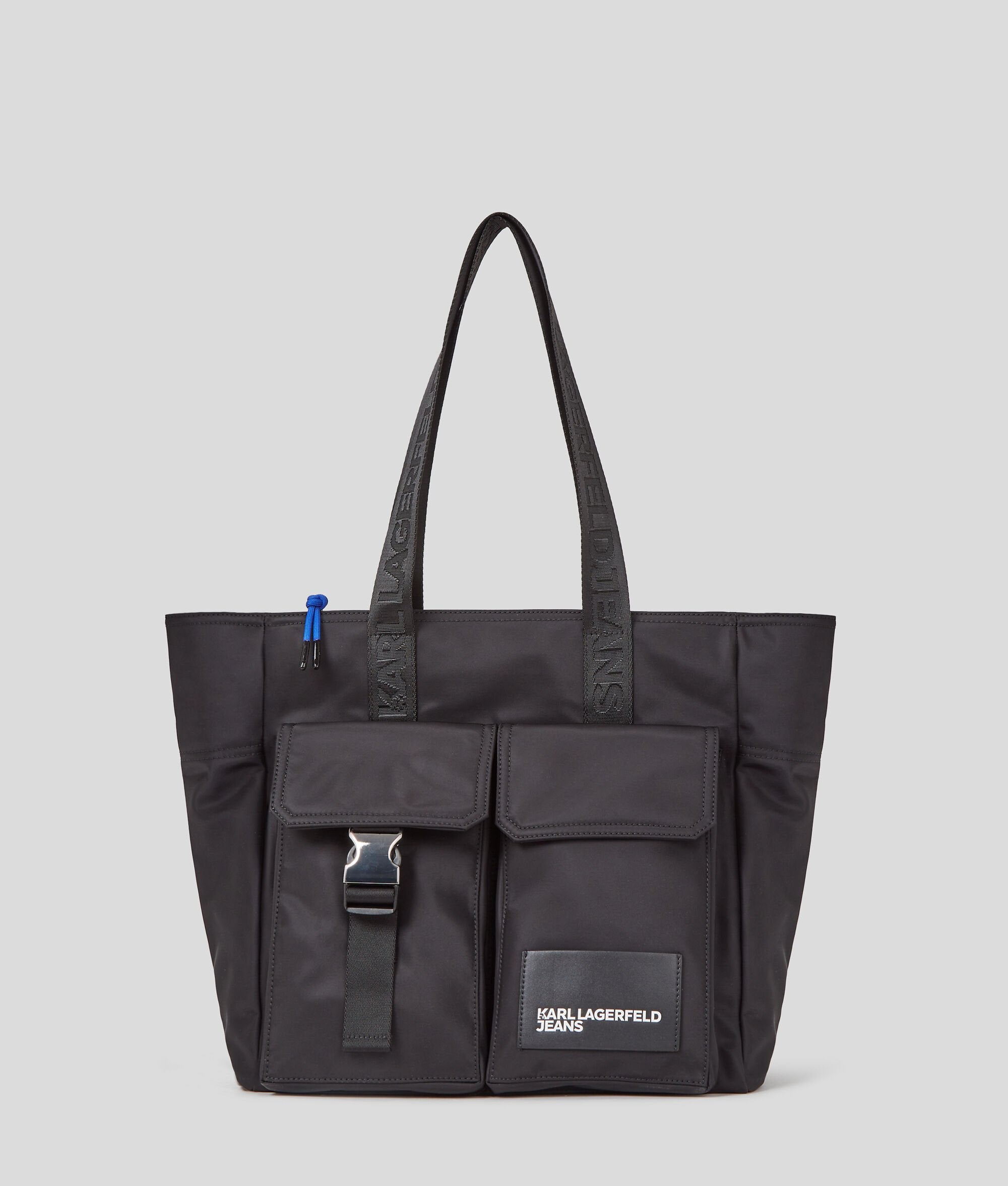 Street Nylon Tote Bag Black Black