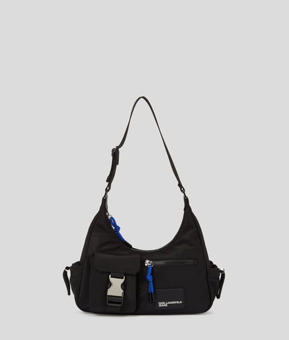KarlLagerfeld Street Nylon Shoulder Bag Black