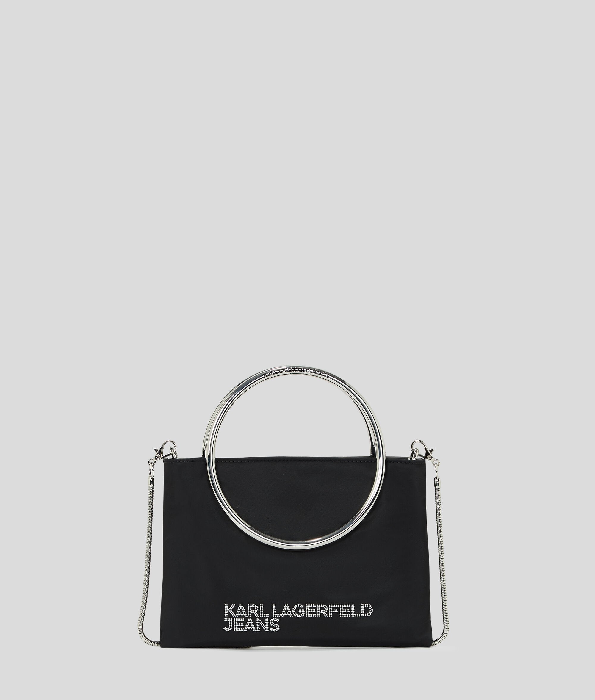 Satin Party Bag Black Black