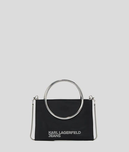 Satin Party Bag Black Black