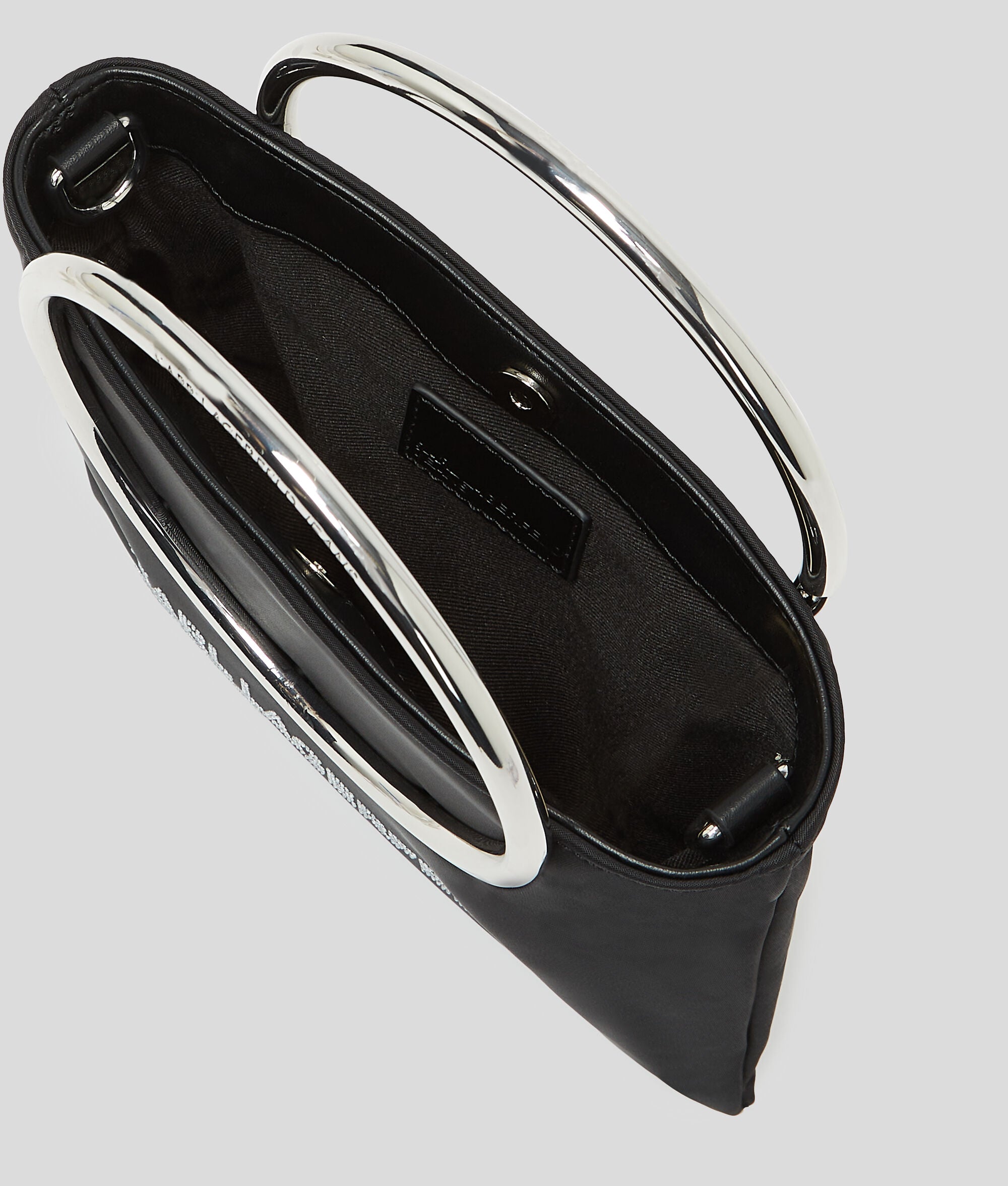 Satin Party Bag Black Black