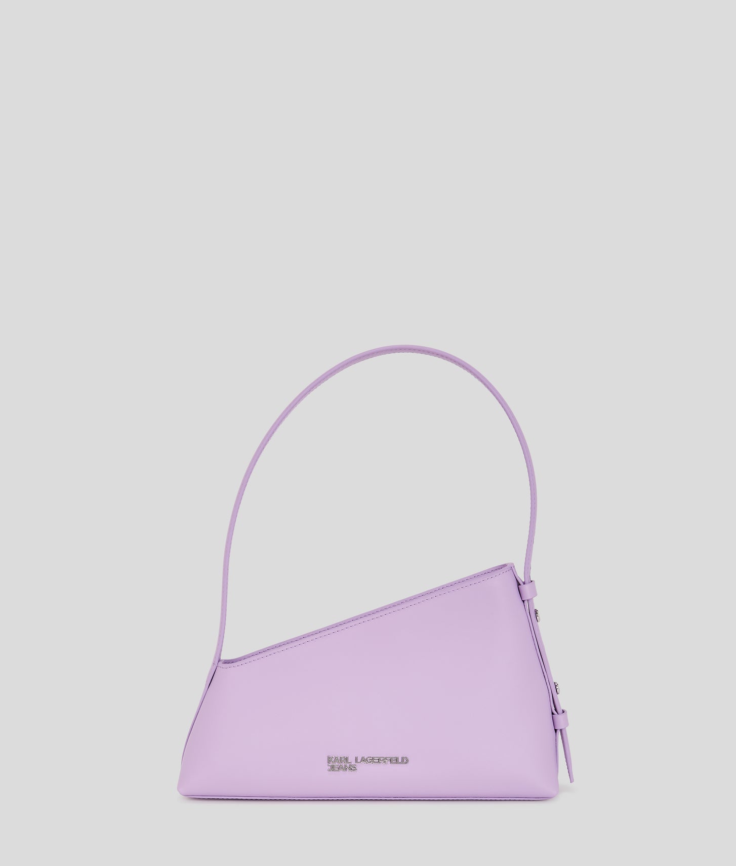 KarlLagerfeld Geo Leather Shoulder Bag Lavendula