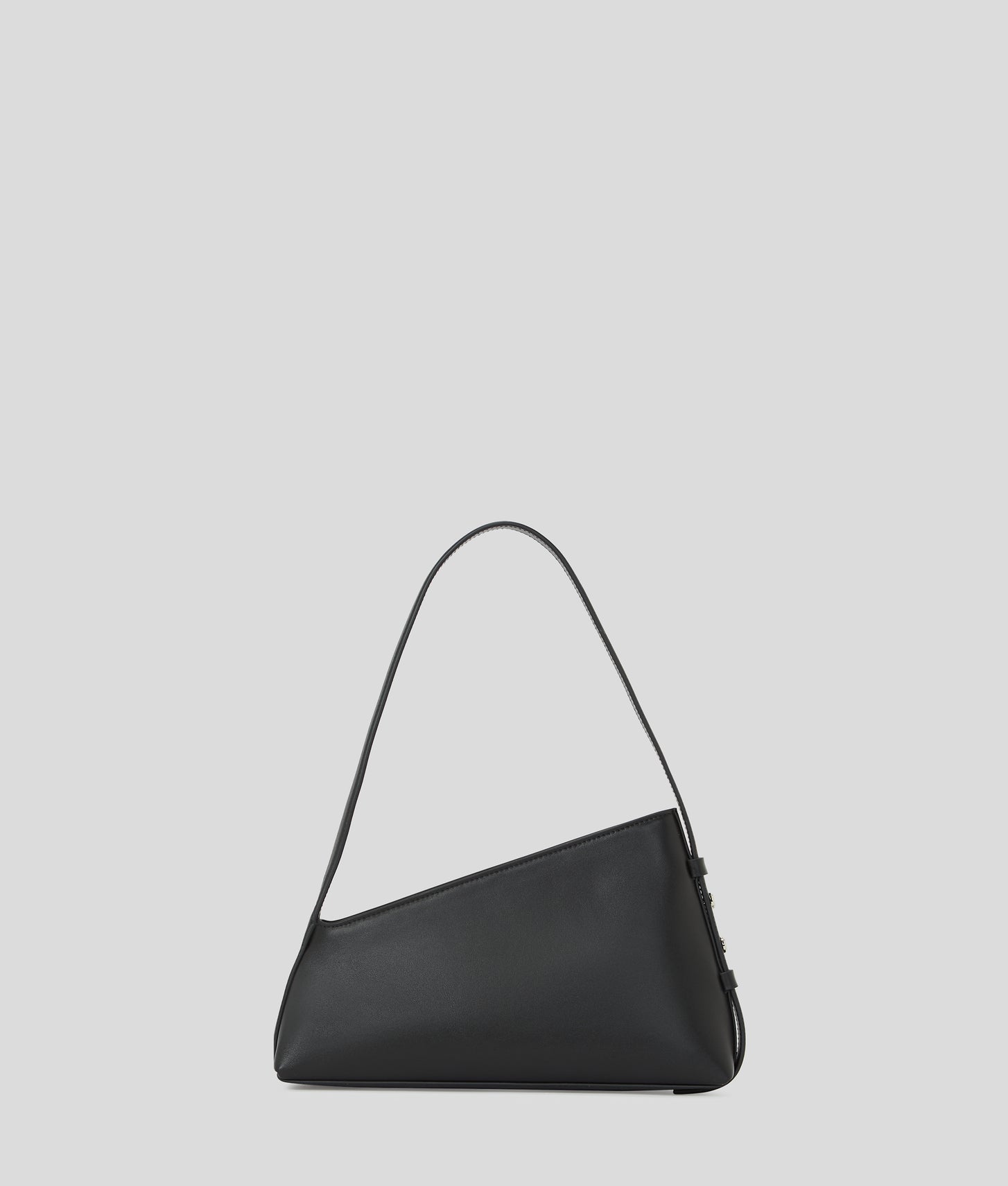 KarlLagerfeld Geo Leather Shoulder Bag Black