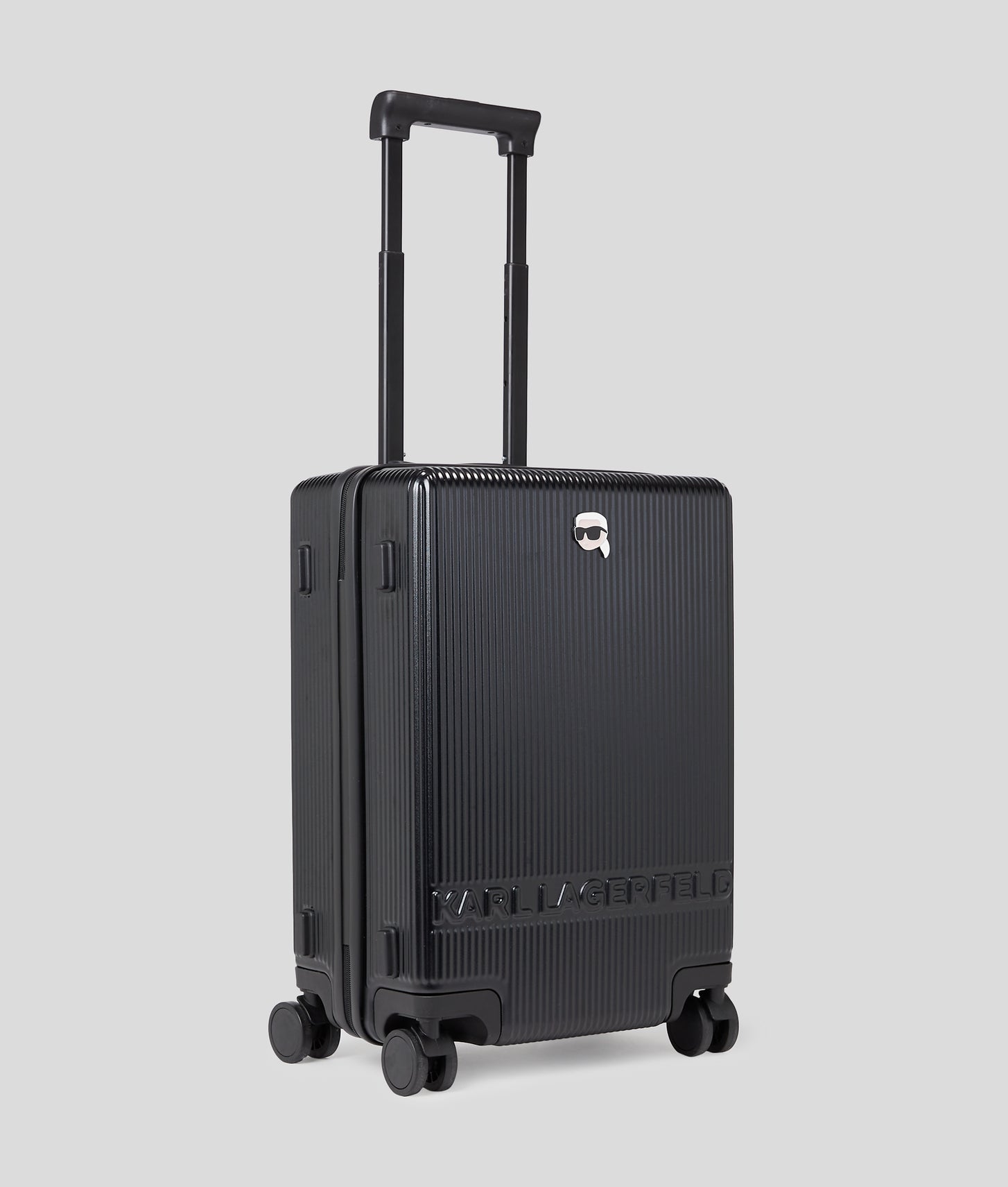 KarlLagerfeld Ikon Hard-Shell Trolley Case Black