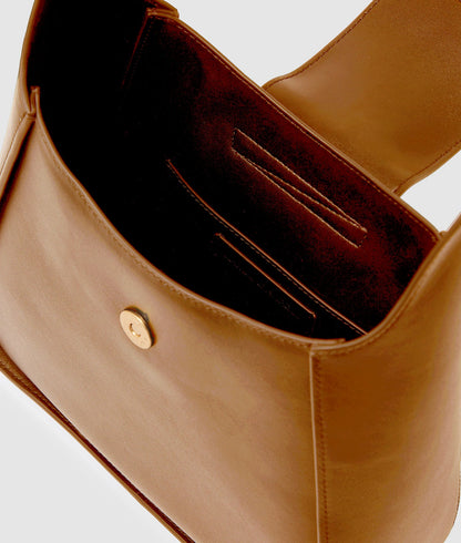 KarlLagerfeld Ksignature Hobo Bag Caramel