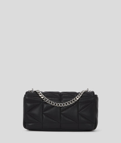 KarlLagerfeld Kkuilt Small Crossbody Bag Black-Nickel