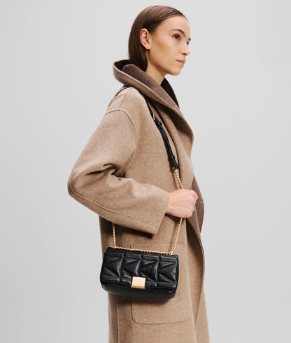 KarlLagerfeld Kkuilt Small Crossbody Bag Black