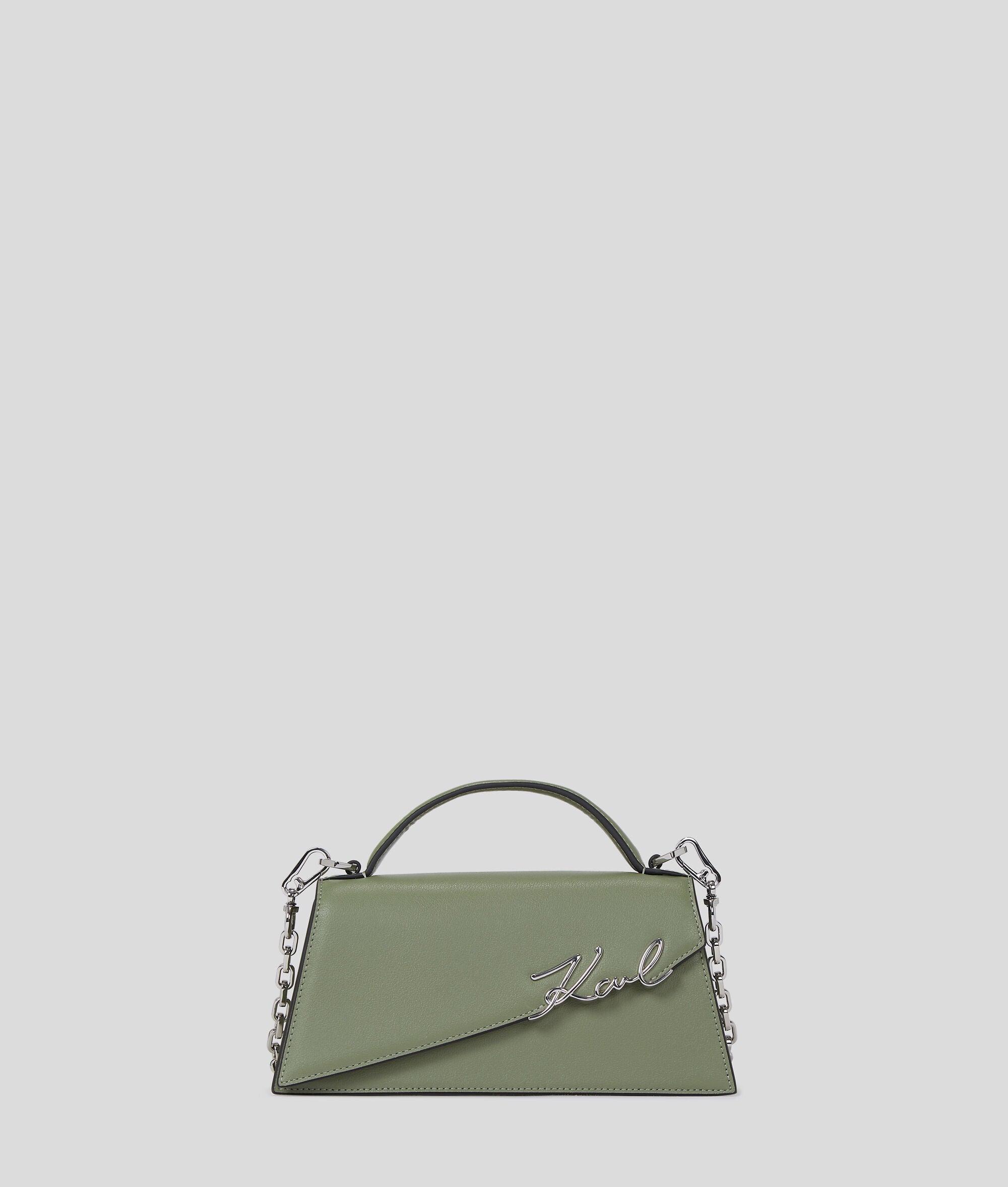K/Signature Slim Crossbody Bag Oil Green Oil Green