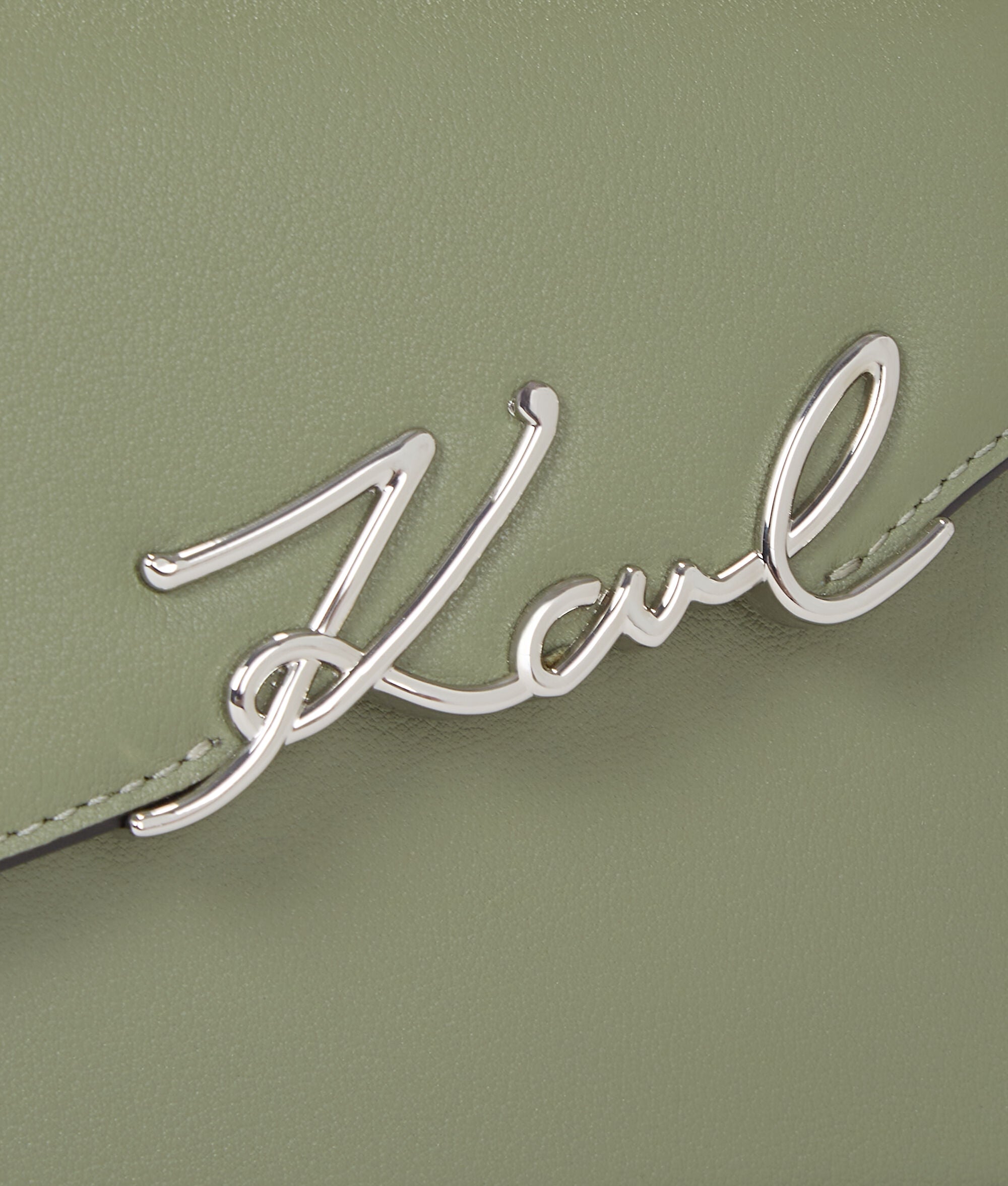 K/Signature Slim Crossbody Bag Oil Green Oil Green