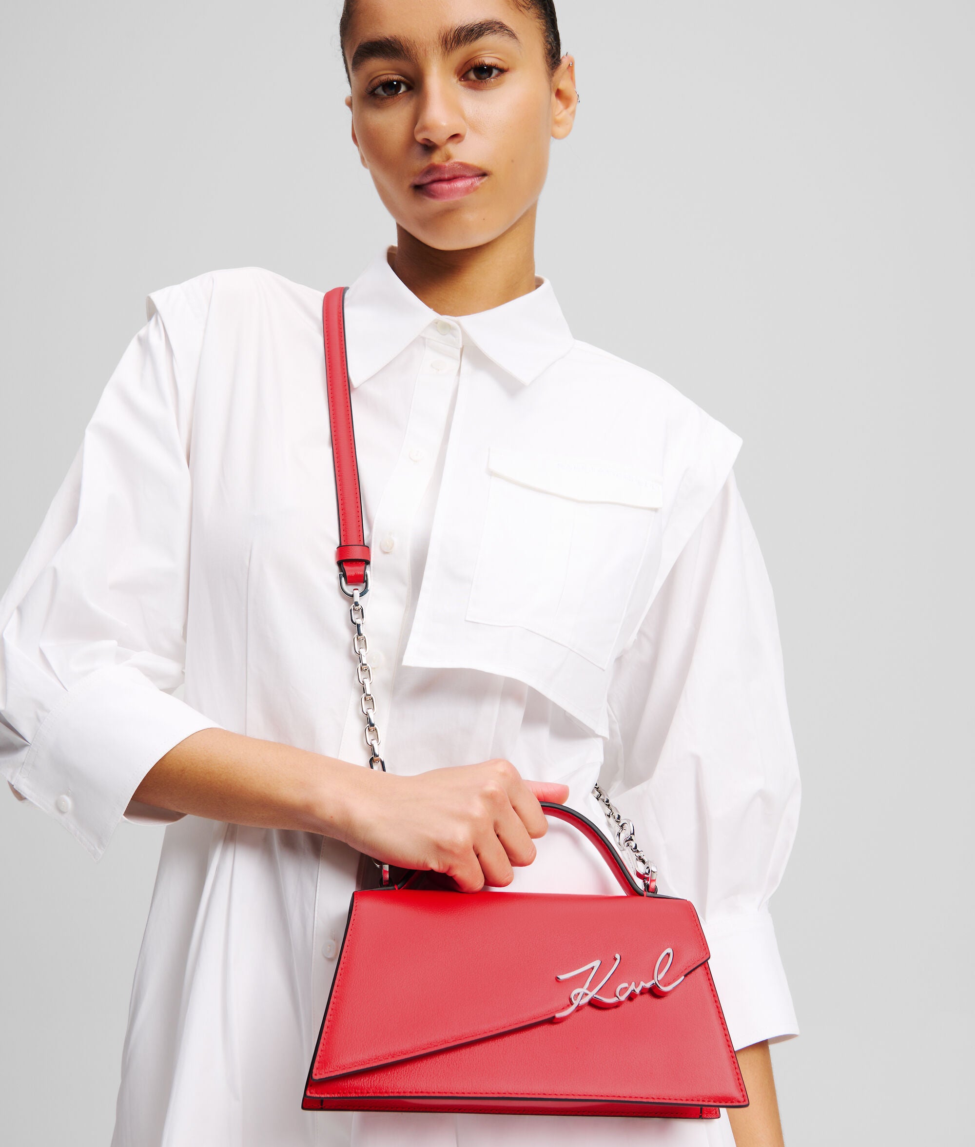 K/Signature Slim Crossbody Bag Hibiscus Hibiscus
