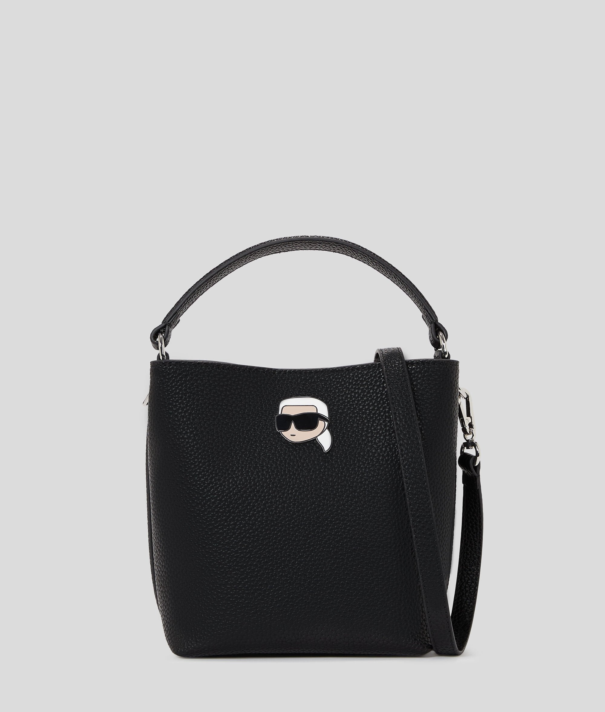 Ikon Pebble Bucket Bag Black Black