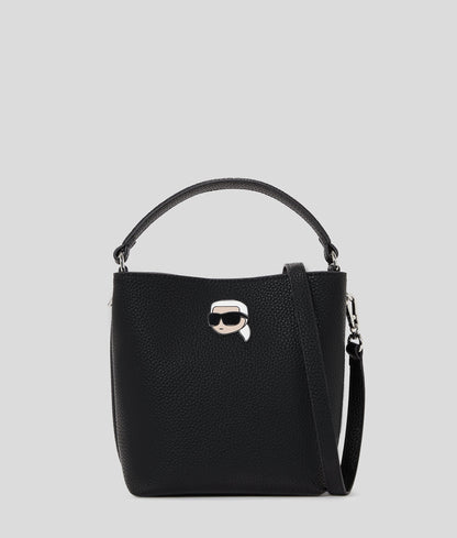 Ikon Pebble Bucket Bag Black Black