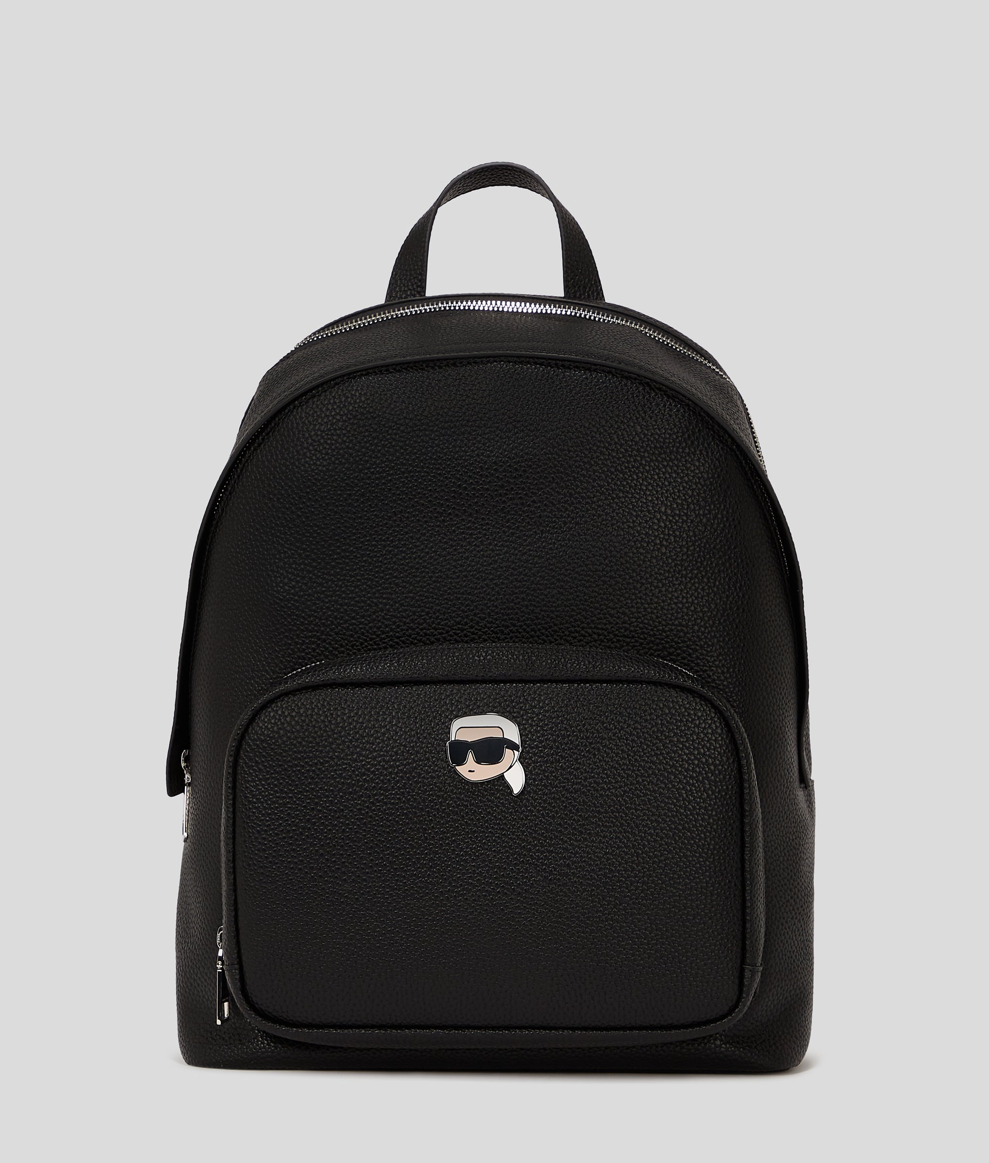 KarlLagerfeld Ikon Pebble Medium Backpack Black