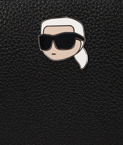 KarlLagerfeld Ikon Pebble Medium Backpack Black