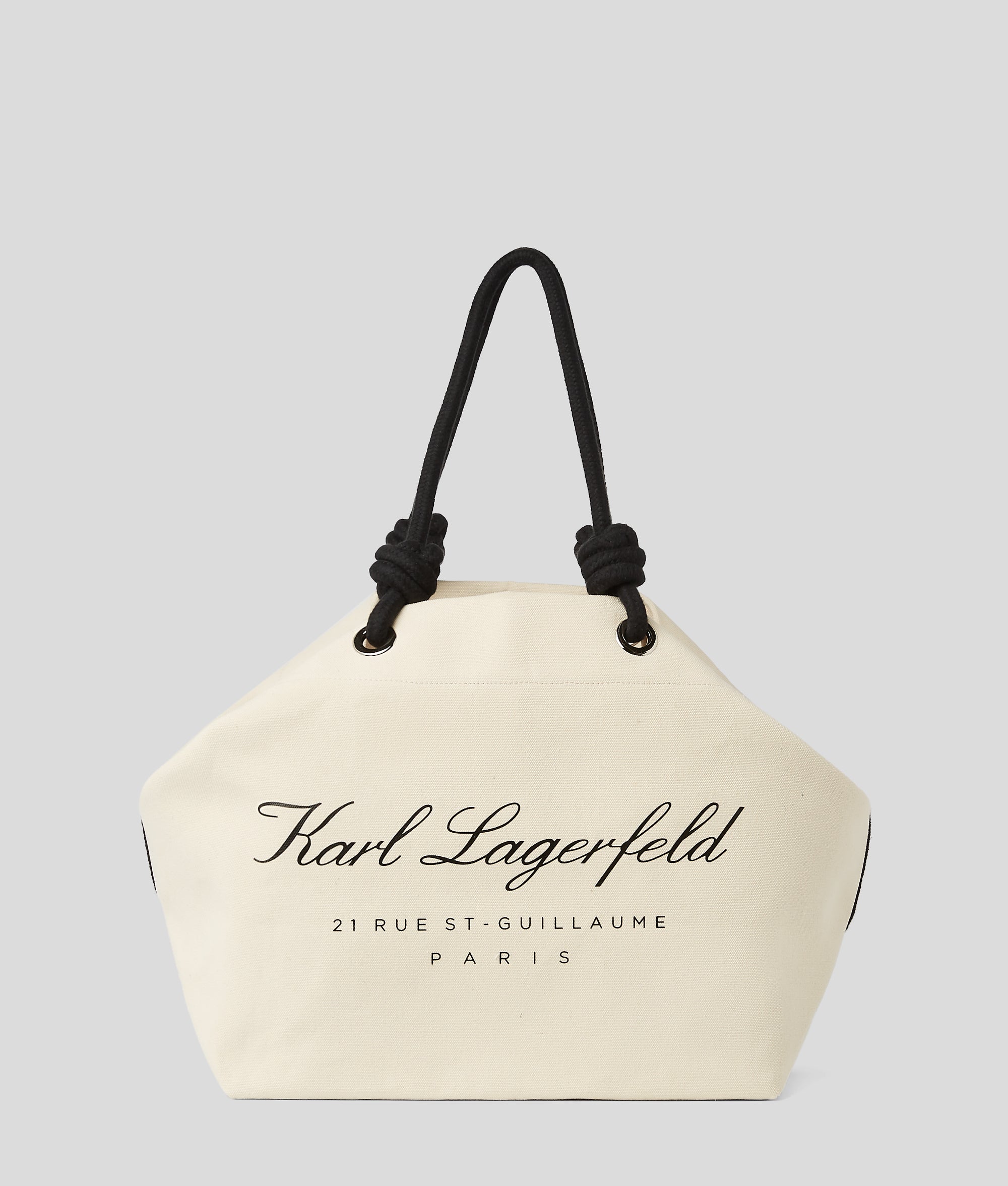 KarlLagerfeld Hotel Karl Beach Tote Bag Natural