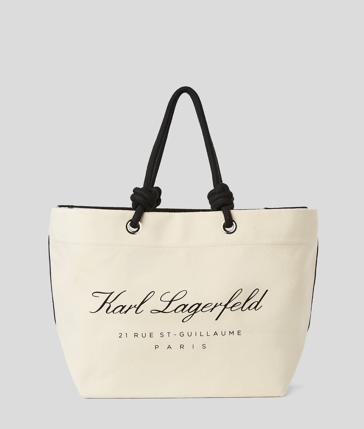 KarlLagerfeld Hotel Karl Beach Tote Bag Natural