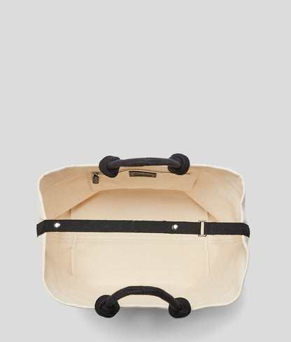 KarlLagerfeld Hotel Karl Beach Tote Bag Natural