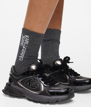 KarlLagerfeld Puffy Top Handle Bag Black