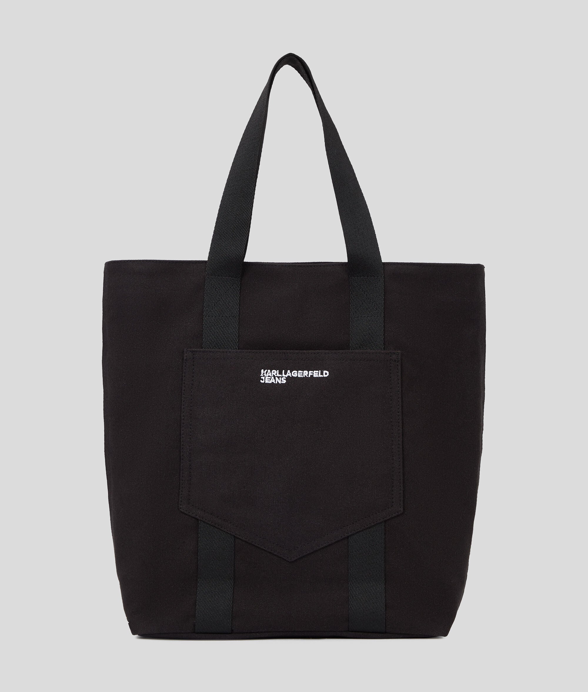Klj Box Logo Tote Bag Black Black