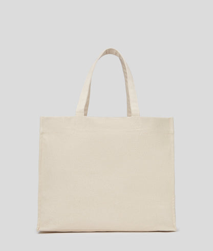 KarlLagerfeld Logo Canvas Shopper Natural